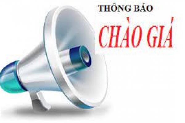 THÔNG BÁO CHÀO GIÁ 