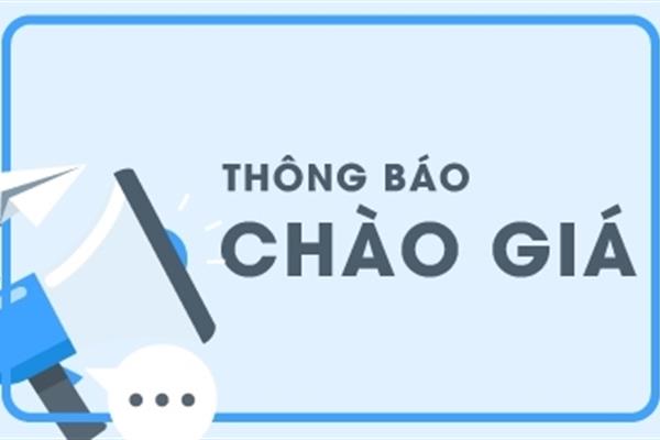 THÔNG BÁO MỜI CHÀO GIÁ