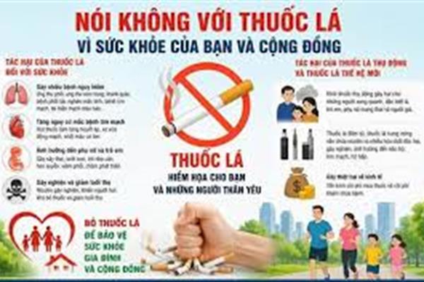 TUYÊN TRUYỀN VỀ TÁC HẠI CỦA THUỐC LÁ