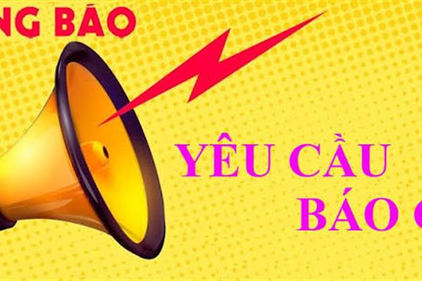 YÊU CẦU BÁO GIÁ